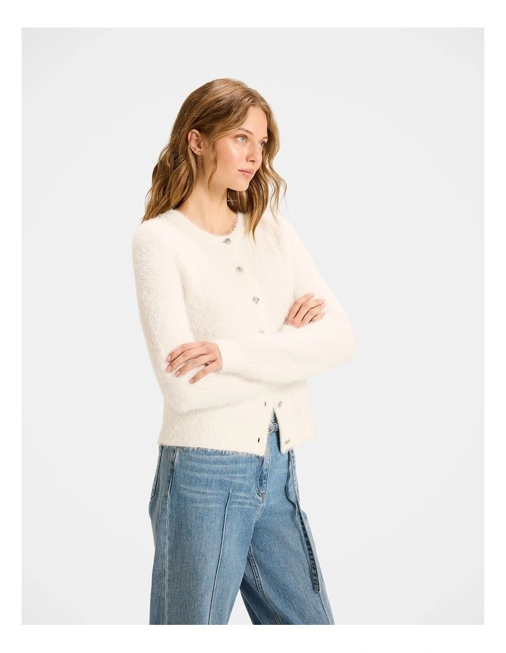 Saskia Cardigan in White image 5