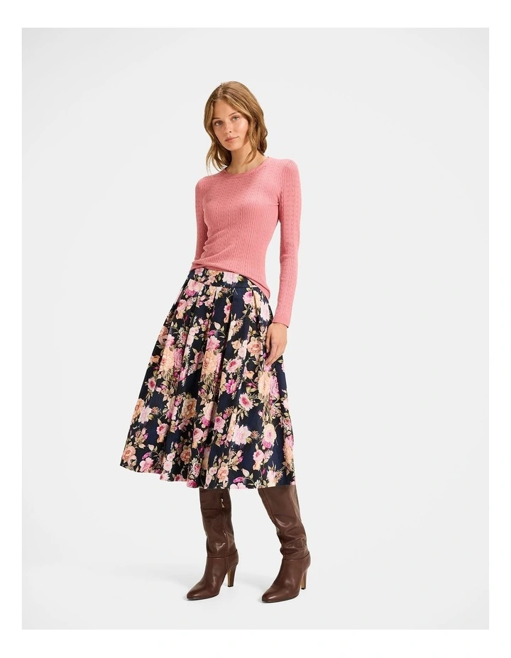 Amara Knit Jumper in Dusty Rose image 5
