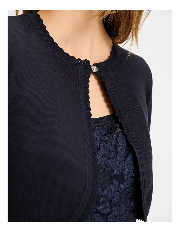 Allira Cardigan in Ink image 3