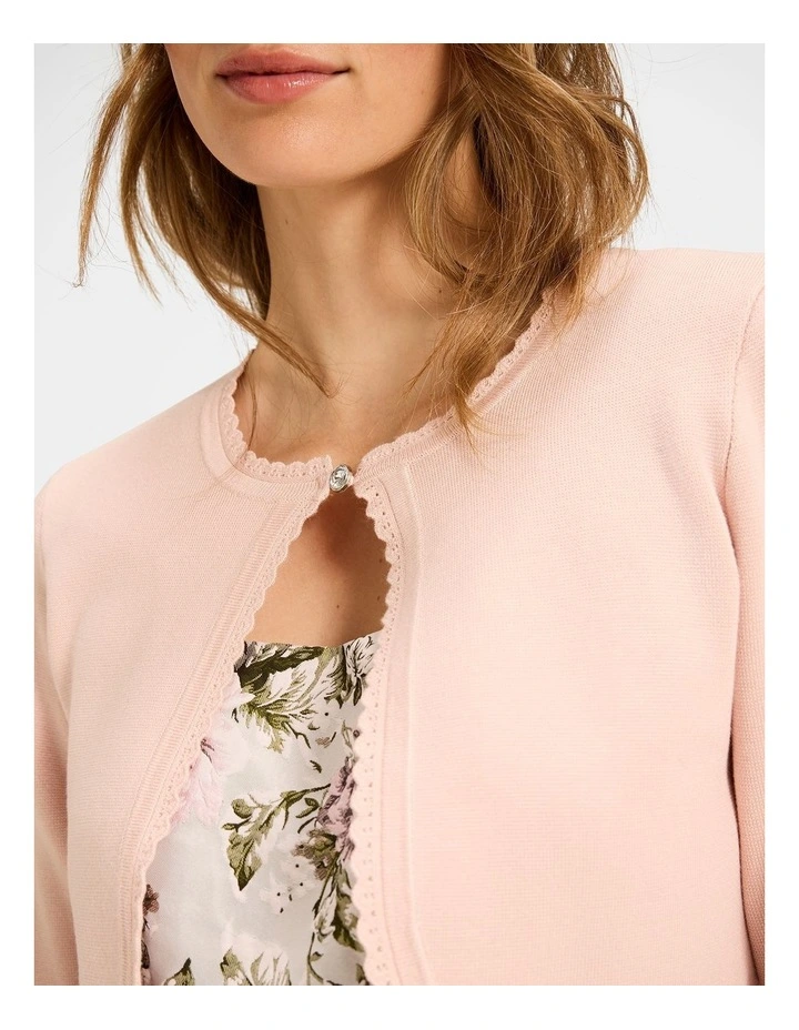 Allira Cardigan in Pink image 2