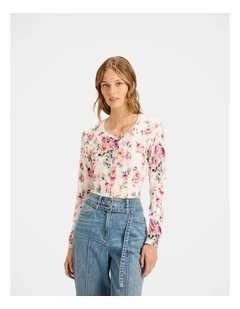 Aurora Cardigan in Ivory