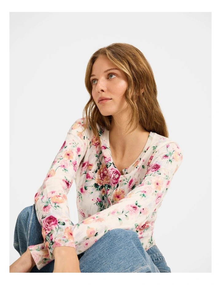 Aurora Cardigan in Ivory image 5