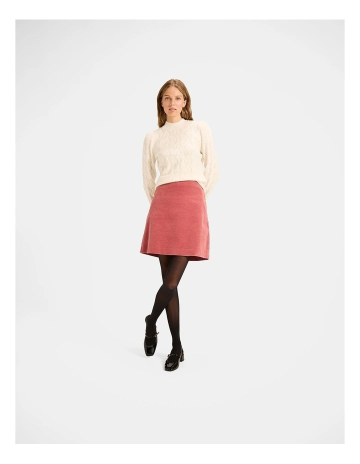 Esme Knit Top in Ivory image 1