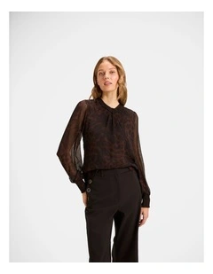 Malmo Blouse in Brown