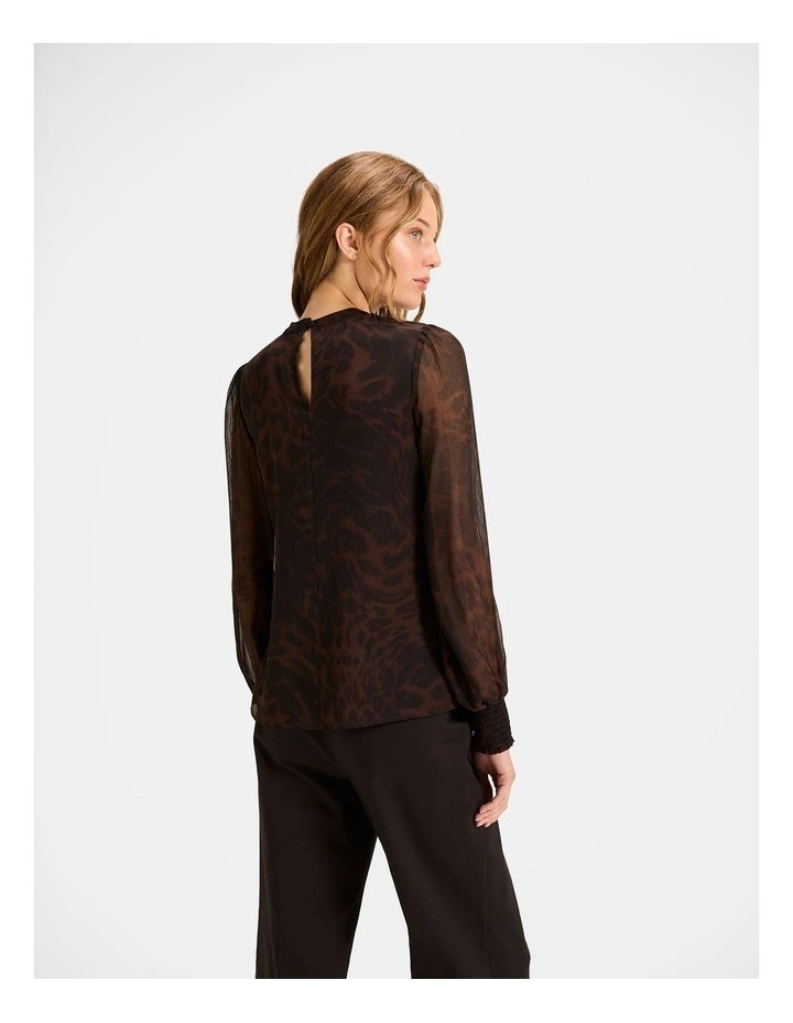 Malmo Blouse in Brown image 5