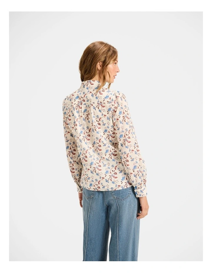 Rosewood Shirt Dress in White image 2