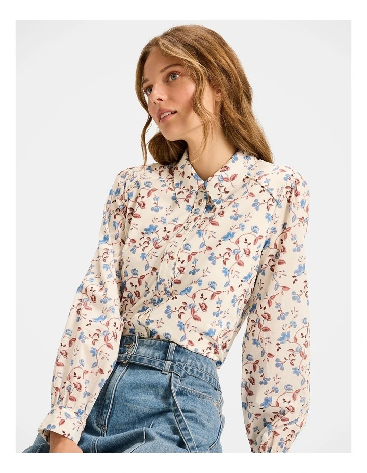 Rosewood Shirt Dress in White image 3