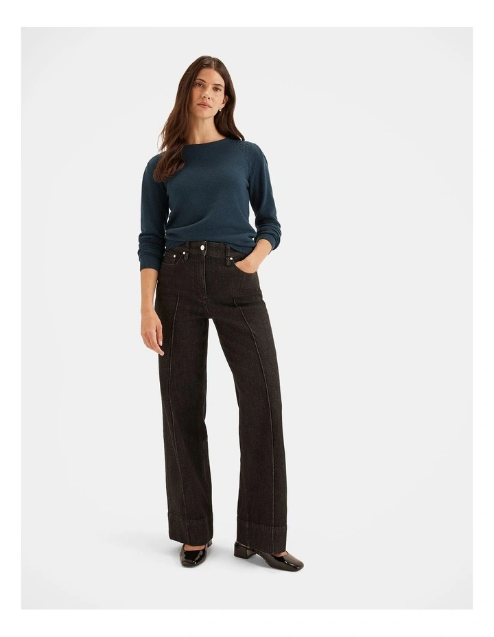 Ayr Jumper in Teal image 4