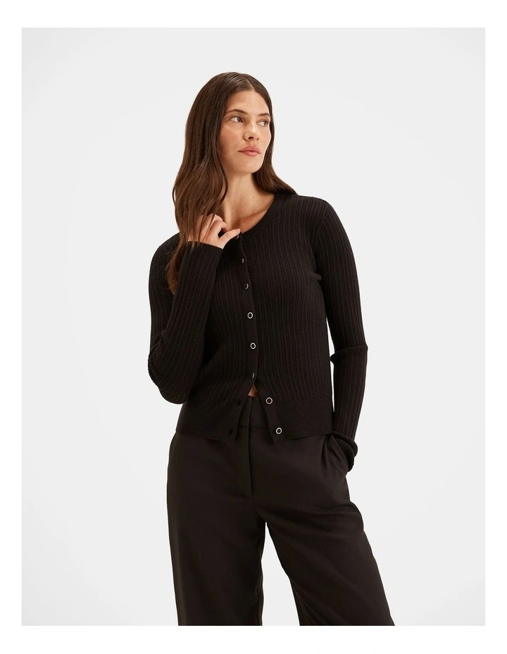 Abigail Cardigan in Black image 1