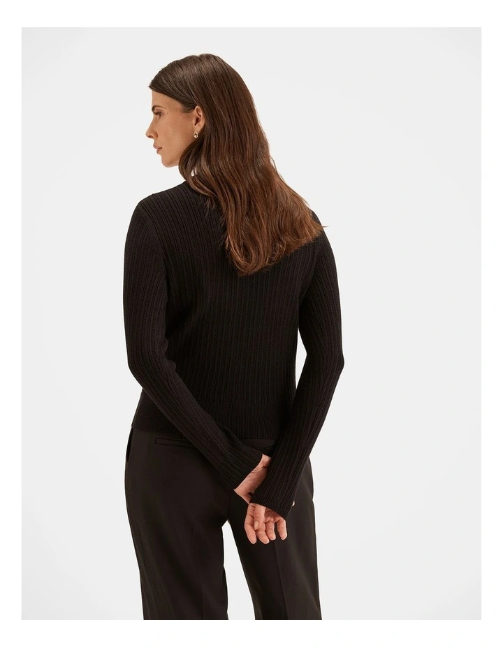 Abigail Cardigan in Black image 2