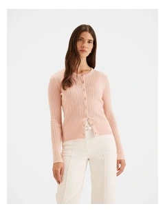 Abigail Cardigan in Pink