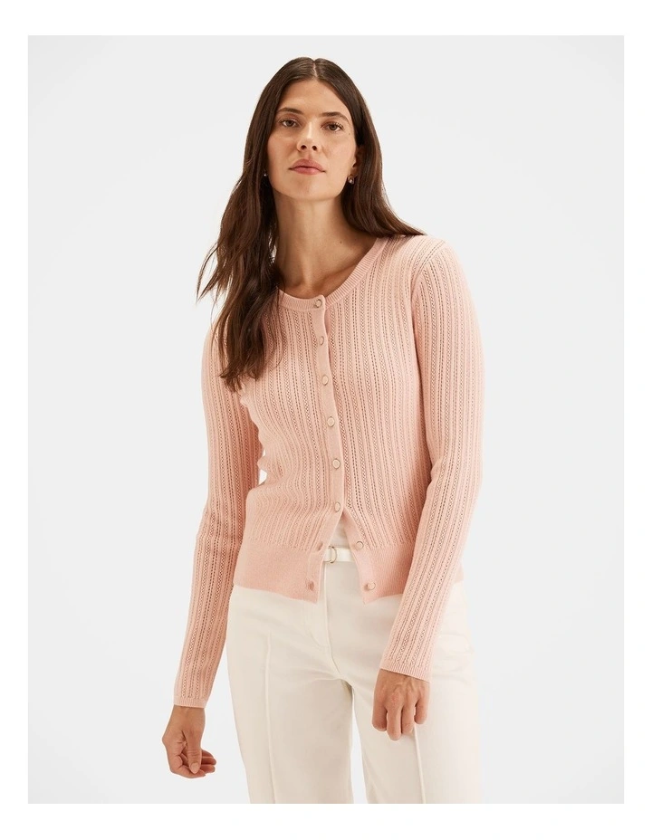 Abigail Cardigan in Pink image 5