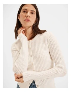Abigail Cardigan in Ivory