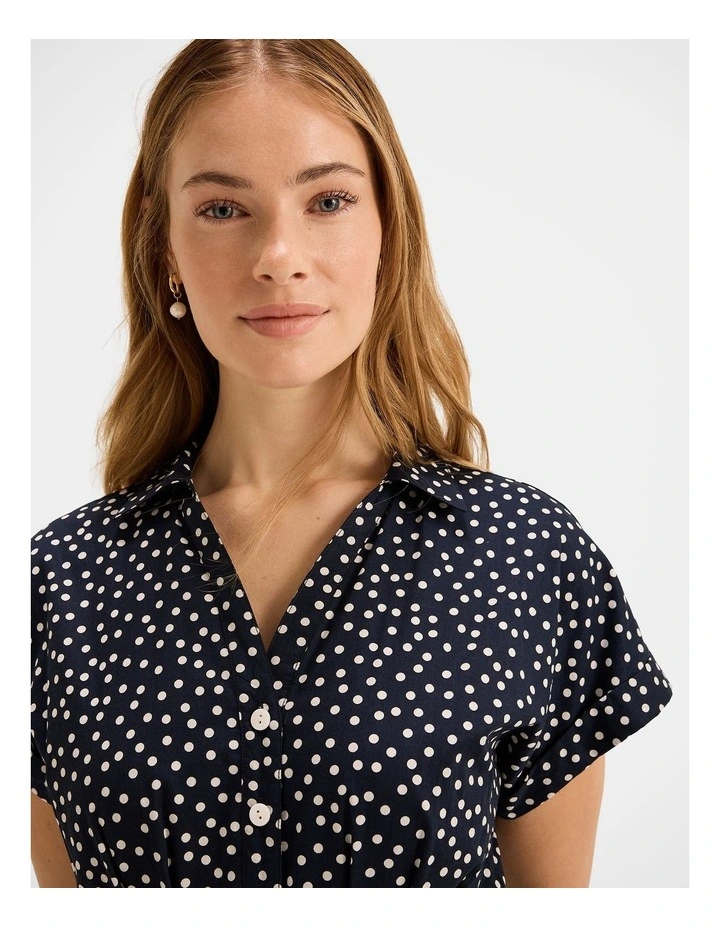 Ditzy Dot Shirtdress image 4