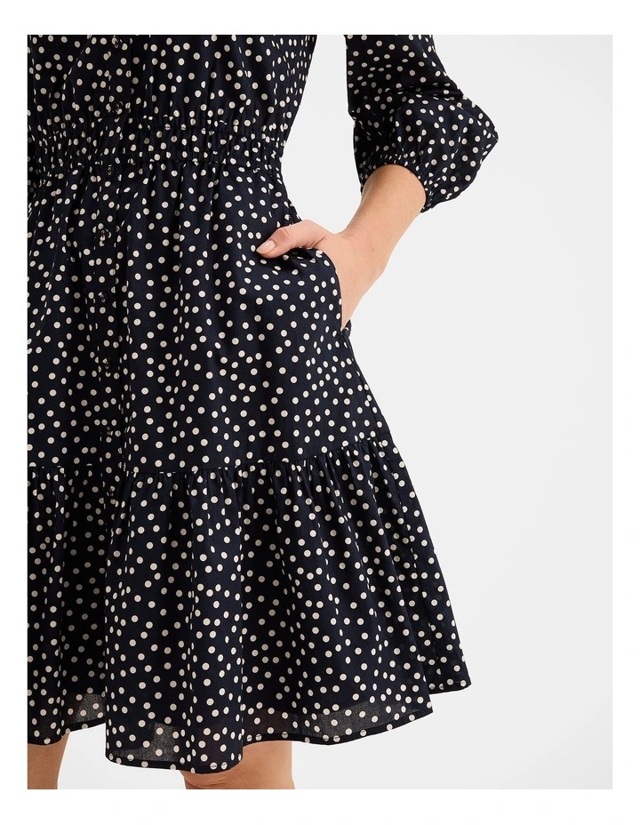Ditzy Dot Mini Dress image 4