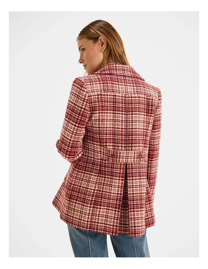 Mila Check Peacoat image 2