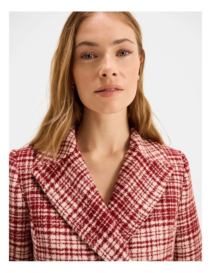 Mila Check Peacoat image 4