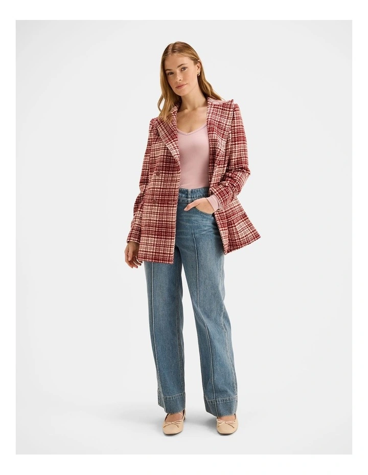 Mila Check Peacoat image 5