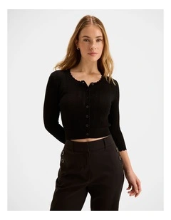 Hazel 3/4 Sleeve Cardigan