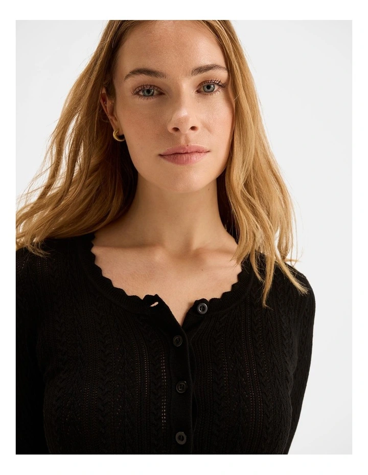 Hazel 3/4 Sleeve Cardigan image 3