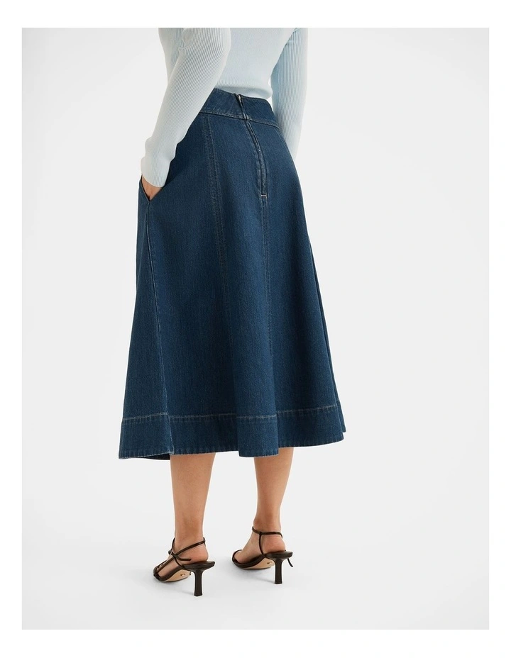 Isla Denim Midi Skirt image 2