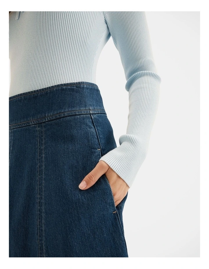 Isla Denim Midi Skirt image 4