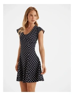 Sea Spot Mini Dress