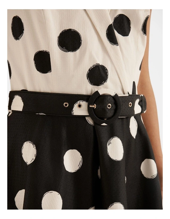 Sprtiz Poka Dot Halter Dress image 4