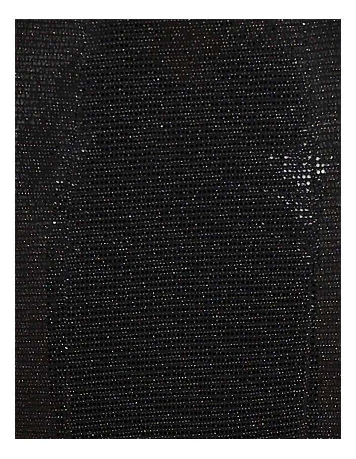 Jessa One Shoulder Gown in Black image 6