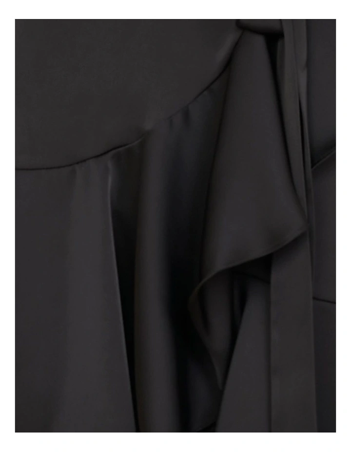 Bebe Cowl Neck Mini Dress in Black image 6