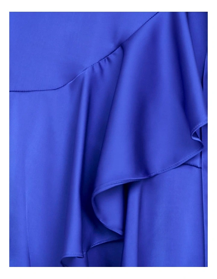 Bebe Cowl Neck Mini Dress in Blue image 6