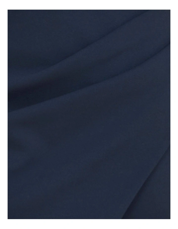 Elise Asymmetric Midi Dress in Green image 6