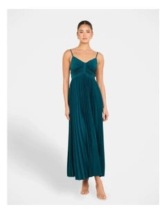 Evgeniya Pleated Maxi Dress
