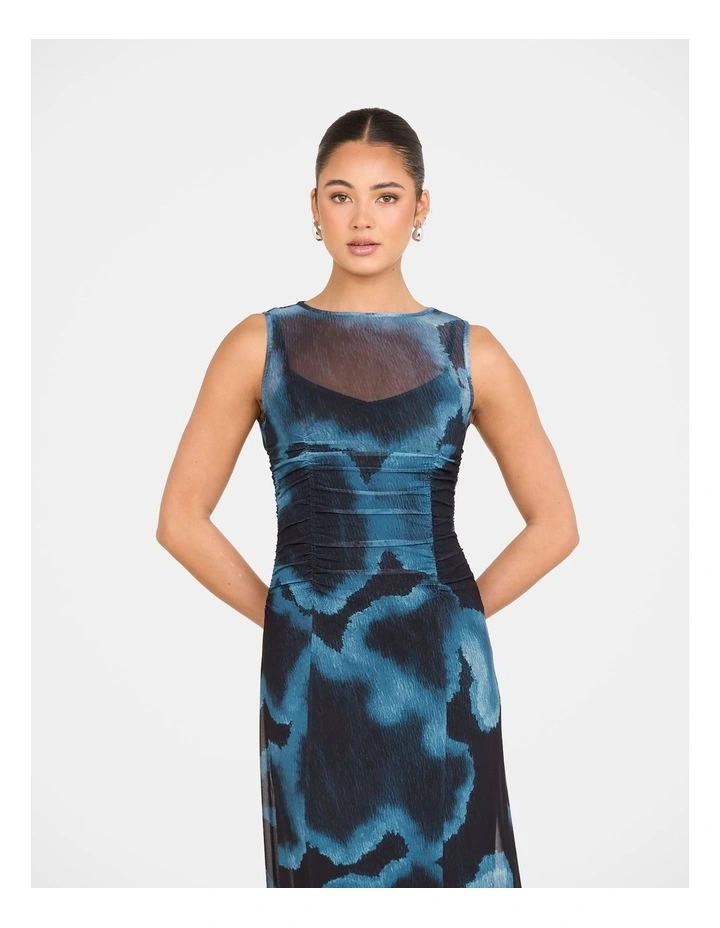 Raina Sheer Mesh Maxi Dress image 4