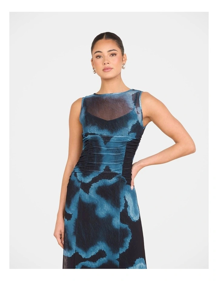 Raina Sheer Mesh Maxi Dress image 5