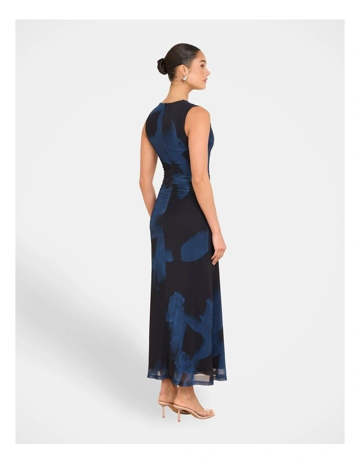 Ilka High Neck Maxi Dress in Multi image 2
