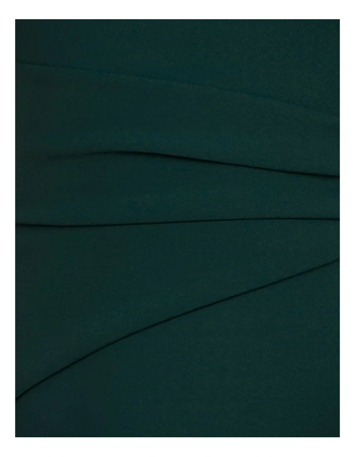 Reese One Shoulder Dress in Green image 6