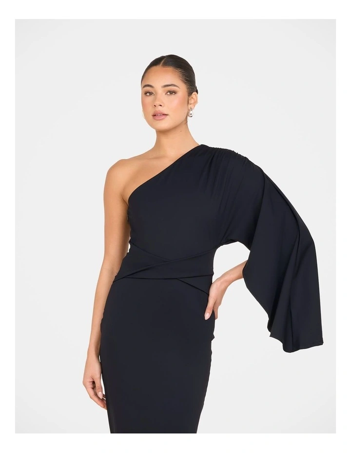 Jude One Shoulder Midi Dress image 4