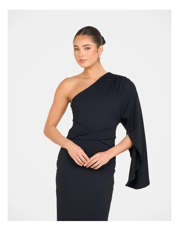 Jude One Shoulder Midi Dress image 5