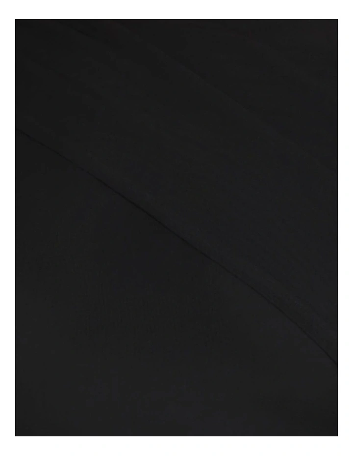 Frika Wrap Detail Maxi Dress in Black image 6