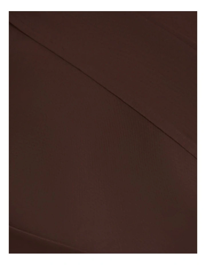 Frika Wrap Detail Maxi Dress in Brown image 6