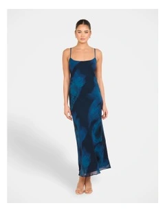 Kamali Slip Maxi Dress in Multi