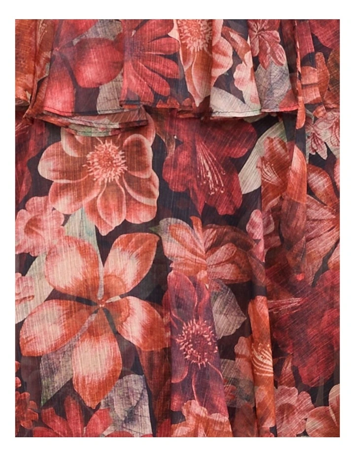 Burma One Shoulder Maxi Dress in Multi image 6