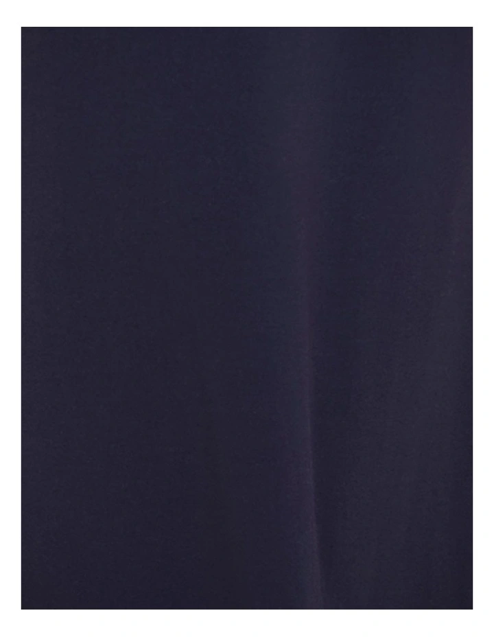 Billie High Neck Cowl Dress in Blue image 6