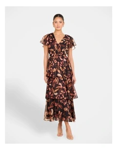Felicia Frill Hem Maxi Dress
