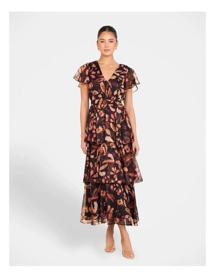Felicia Frill Hem Maxi Dress image 1