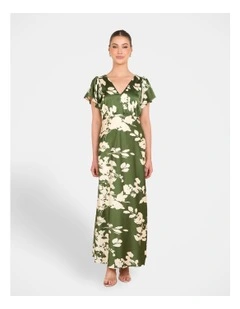 Fuji Satin Maxi Dress