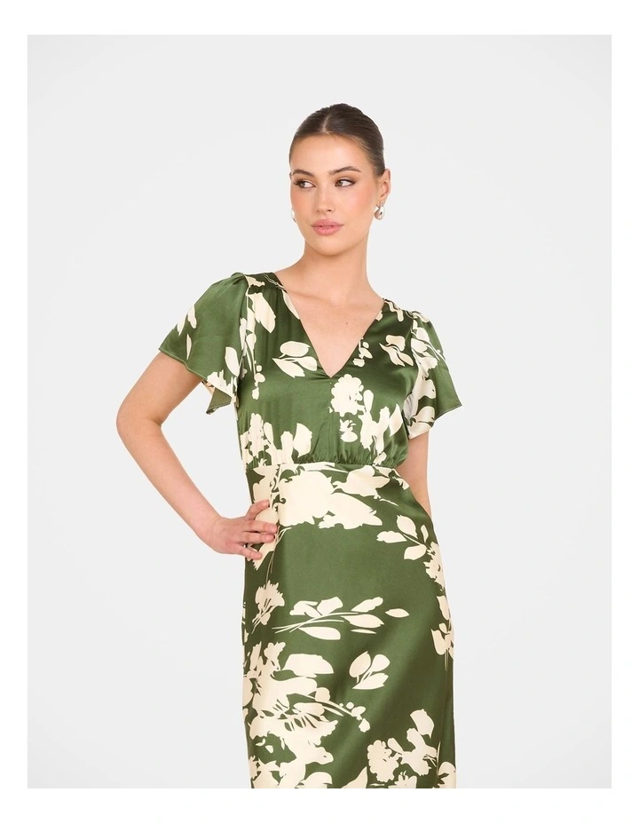 Fuji Satin Maxi Dress image 5