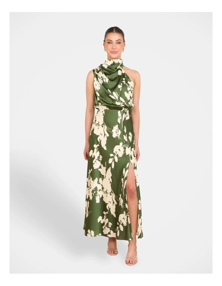 Calais Satin Midi Dress image 1