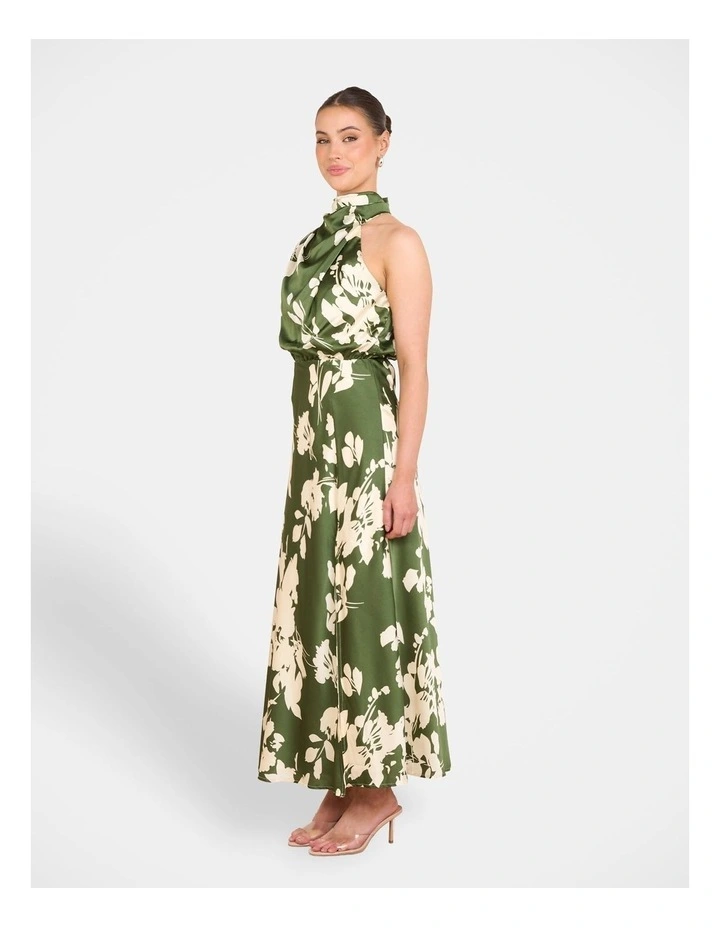 Calais Satin Midi Dress image 3